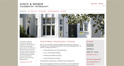 Desktop Screenshot of hintz-weber.de