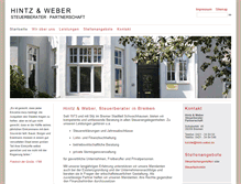 Tablet Screenshot of hintz-weber.de